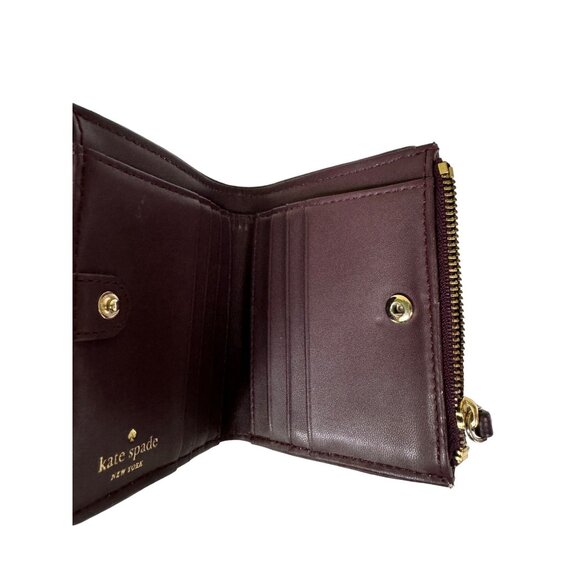 Kate Spade Womens Small Zip Snap ID Card Bifold Staci Wallet - Picture 4 of 9